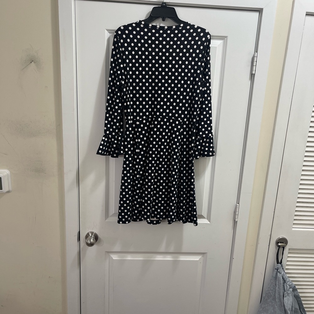 Kate spade dress sz  large Polka Dot Black and White Dress - Picture 8 of 8